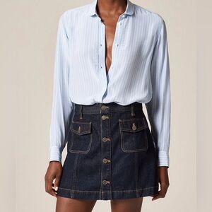 J. Crew Denim Mini Skirt NWT Size 0
